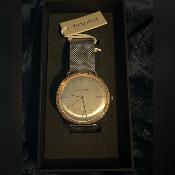 Designer - Fantor 10021 Mesh Chain Men’s Watch, Water Resistant - Picture 12 of 12